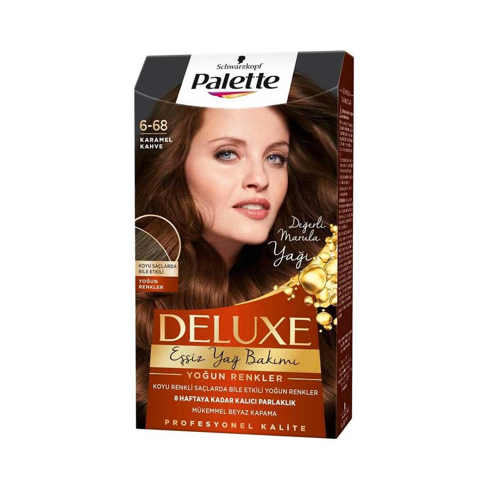 Palette Deluxe Kit Saç Boyası 6-68 Karamel Kahve | Tshop
