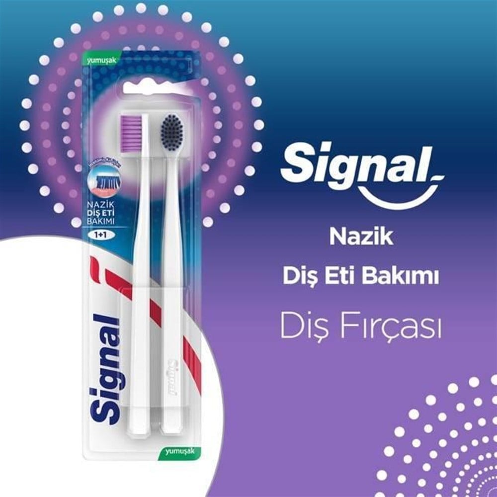 Signal Diş Fırçası Nazik Diş Eti Bakımı 1+1 | Tshop