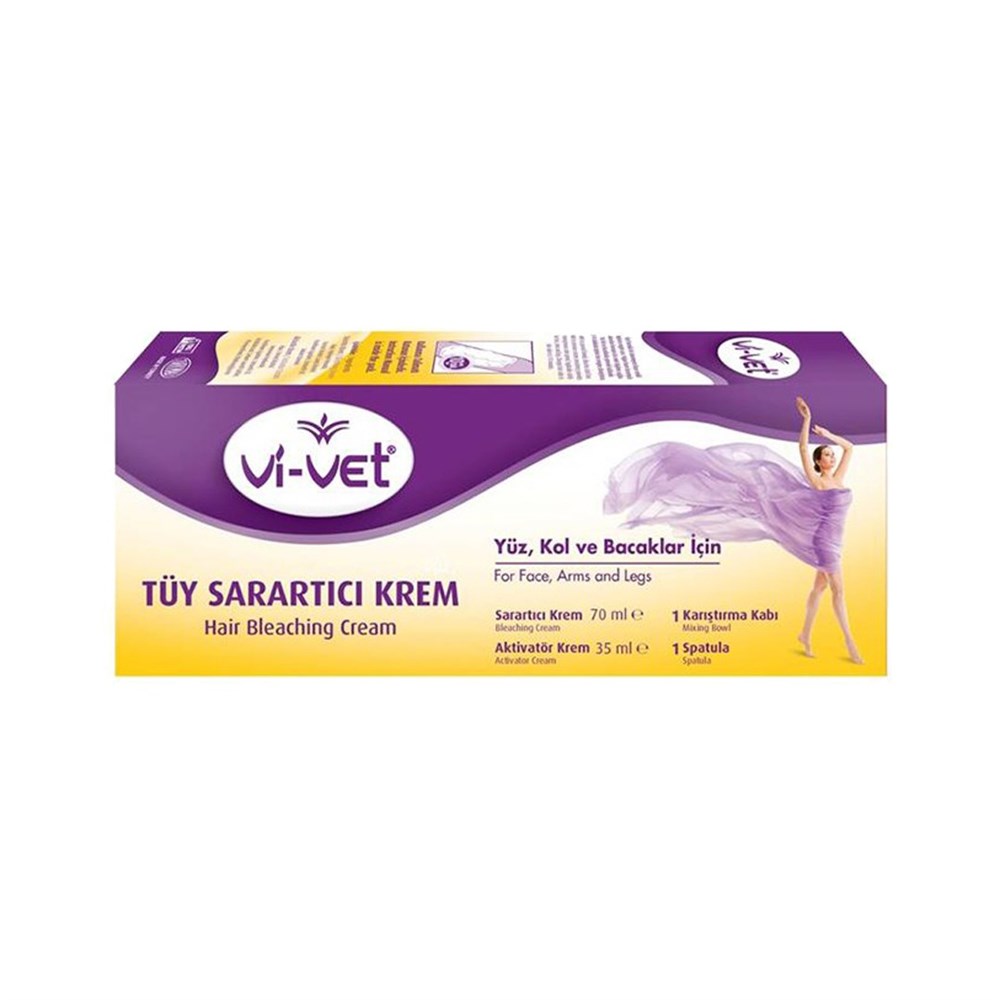 Vivet Tüy Sarartıcı Krem 70 ml + 35 ml | Tshop