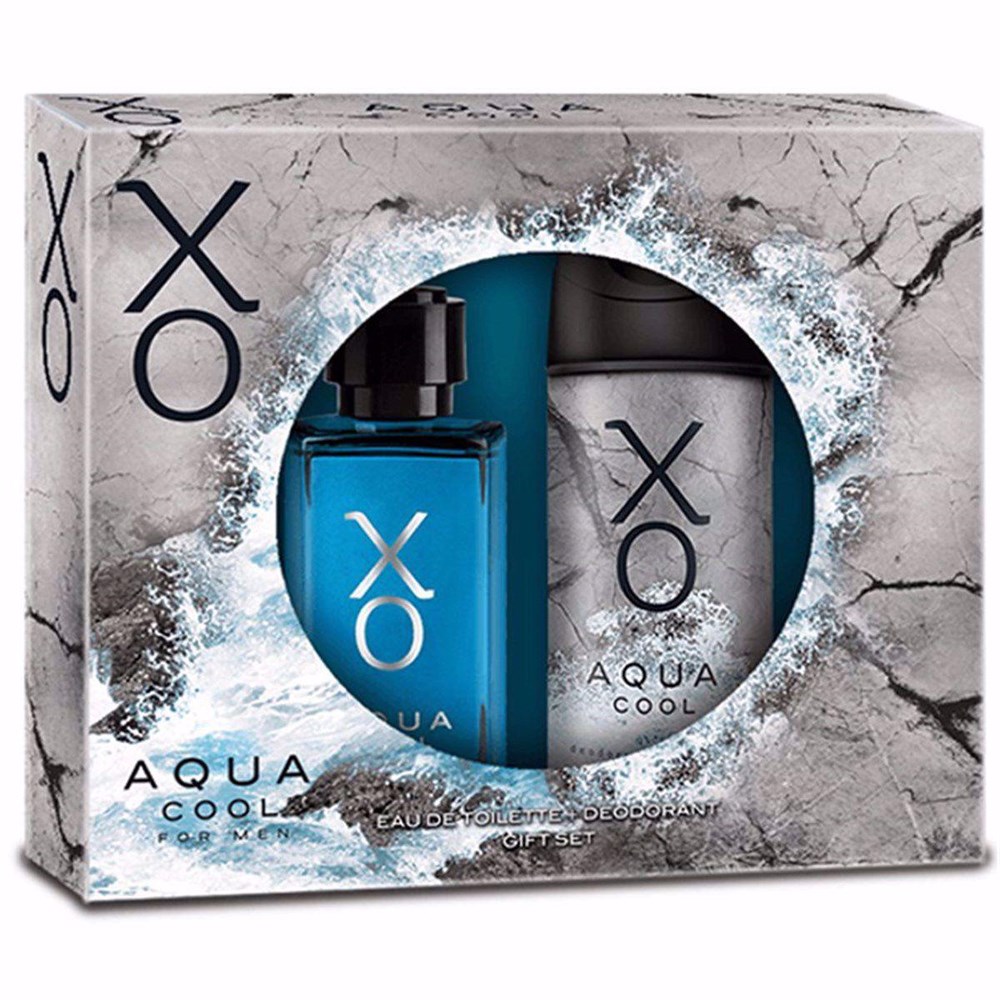 XO Erkek Parfüm Seti Aqua Cool Edt Parfüm 100 ml + Deodorant 150 ml | Tshop