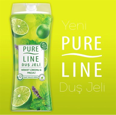 Pure Line Duş Jeli Misket Limon & Paçuli Özlü 400 ml | Tshop