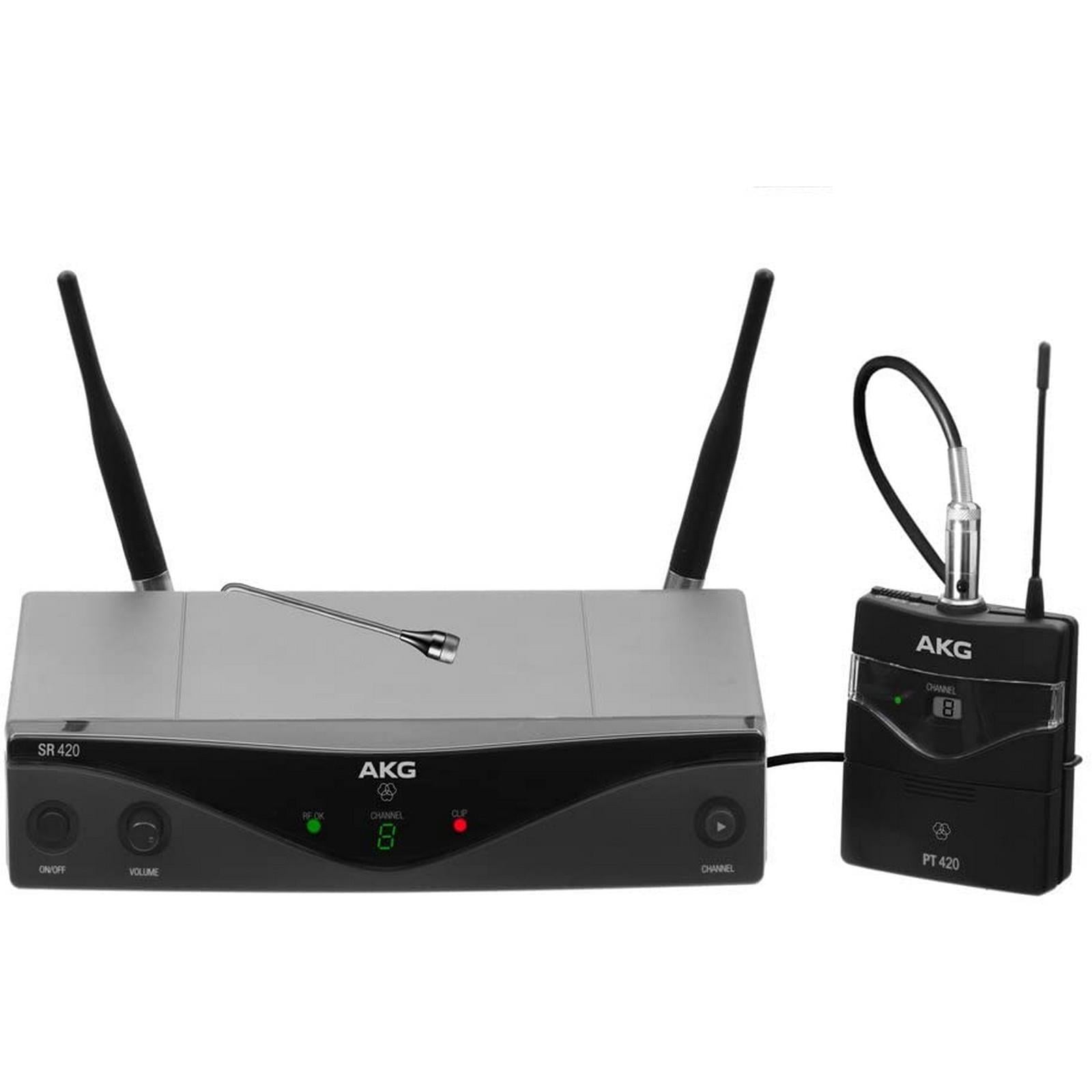 AKG WMS420 PRES.SETBAND A Profesyonel Kablosuz Yaka Tipi Mikrofon Sistemi