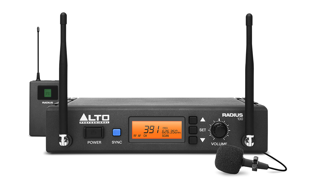 ALTO RADIUS 100L KABLOSUZ YAKA MİKROFON