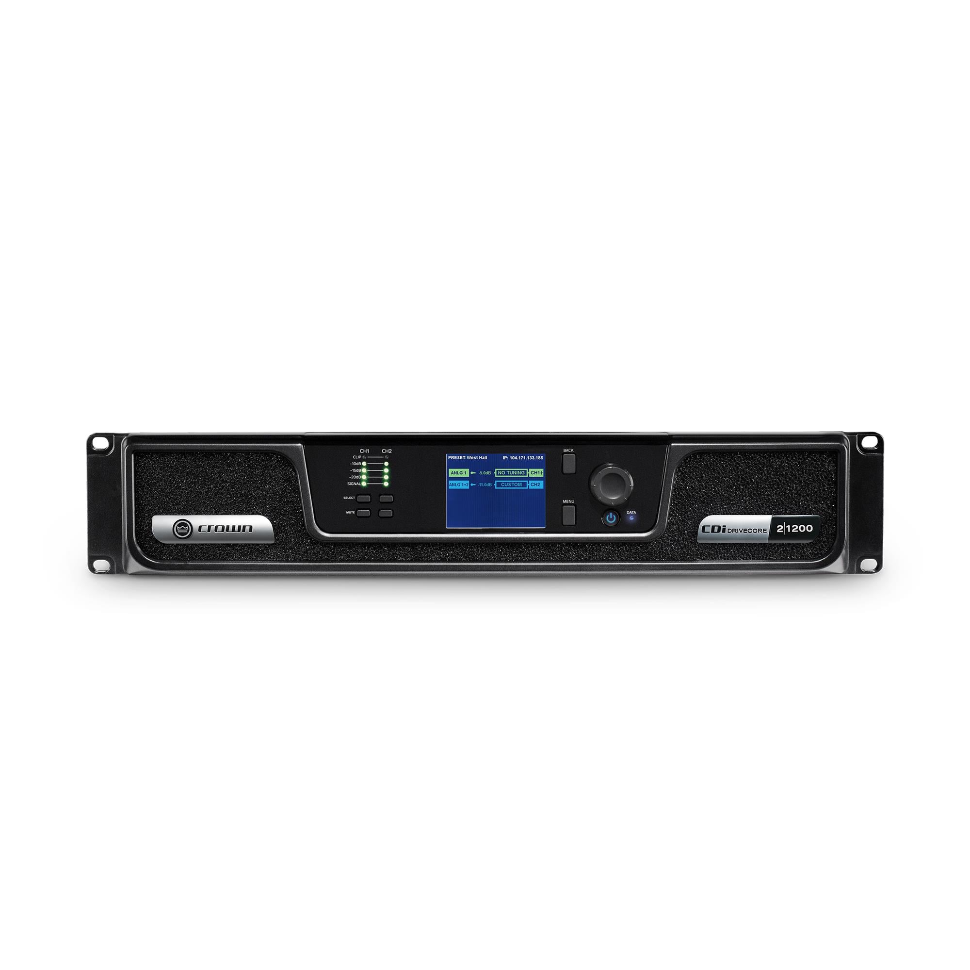 Crown CDI 2/1200 2x1200W 4Ohm/8Ohm - 70V/100V Güç Amfisi