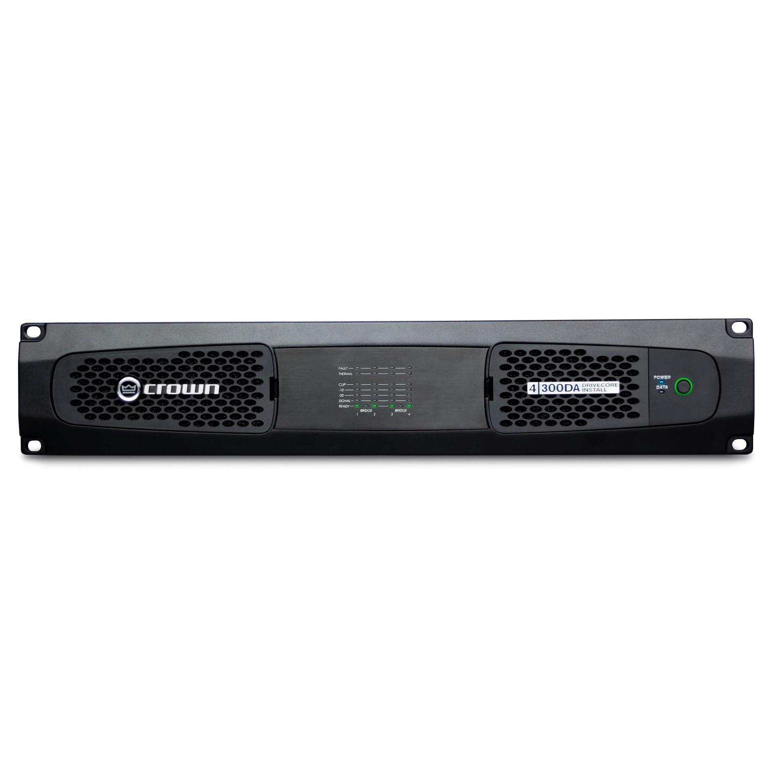 Crown DCi 4|300DA 4x300W 4Ω/8Ω - 70V/100V Güç Amfisi