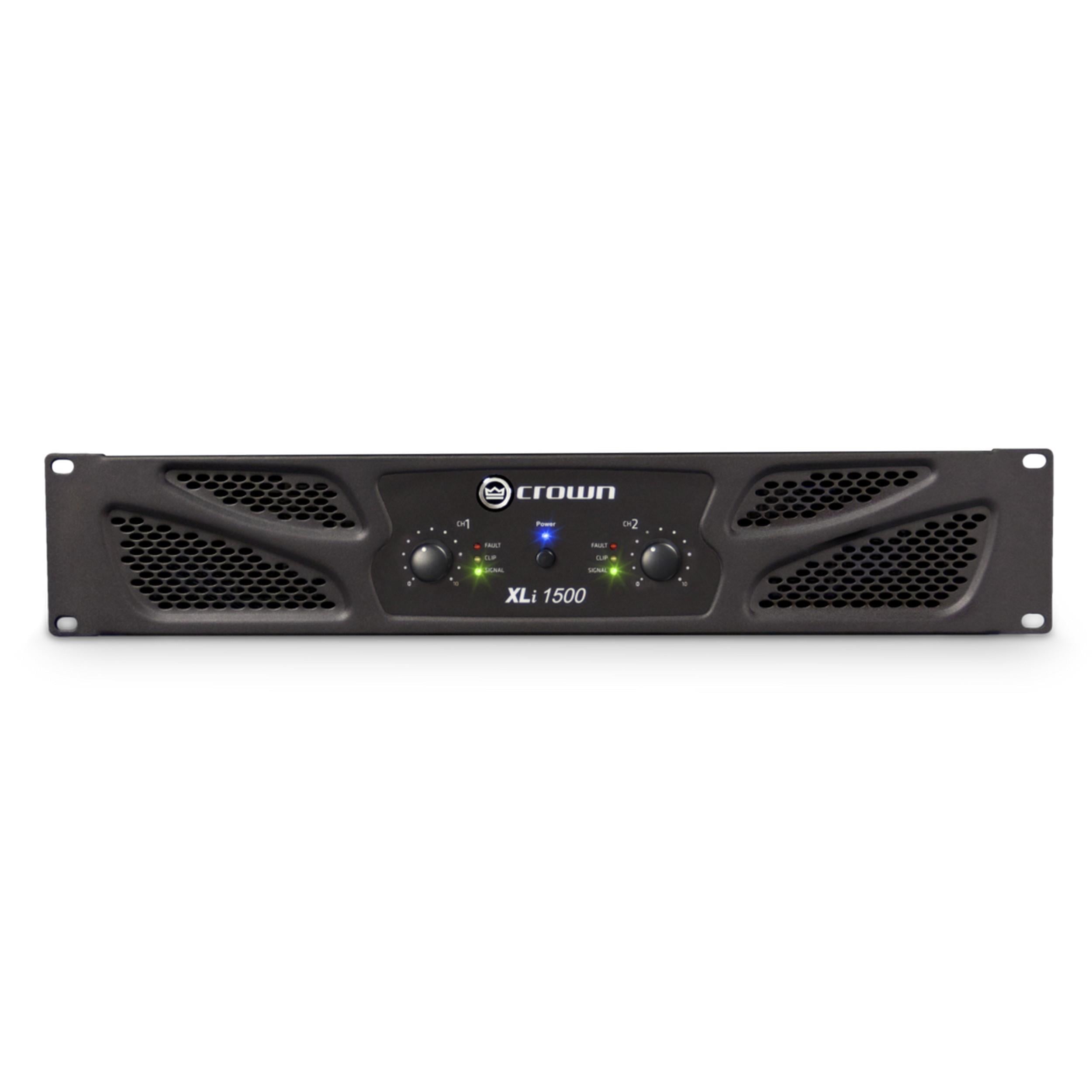 Crown XLI 1500 2x450 Watt/4 Ohm - 2x330 Watt/8 Ohm Güç Amfisi