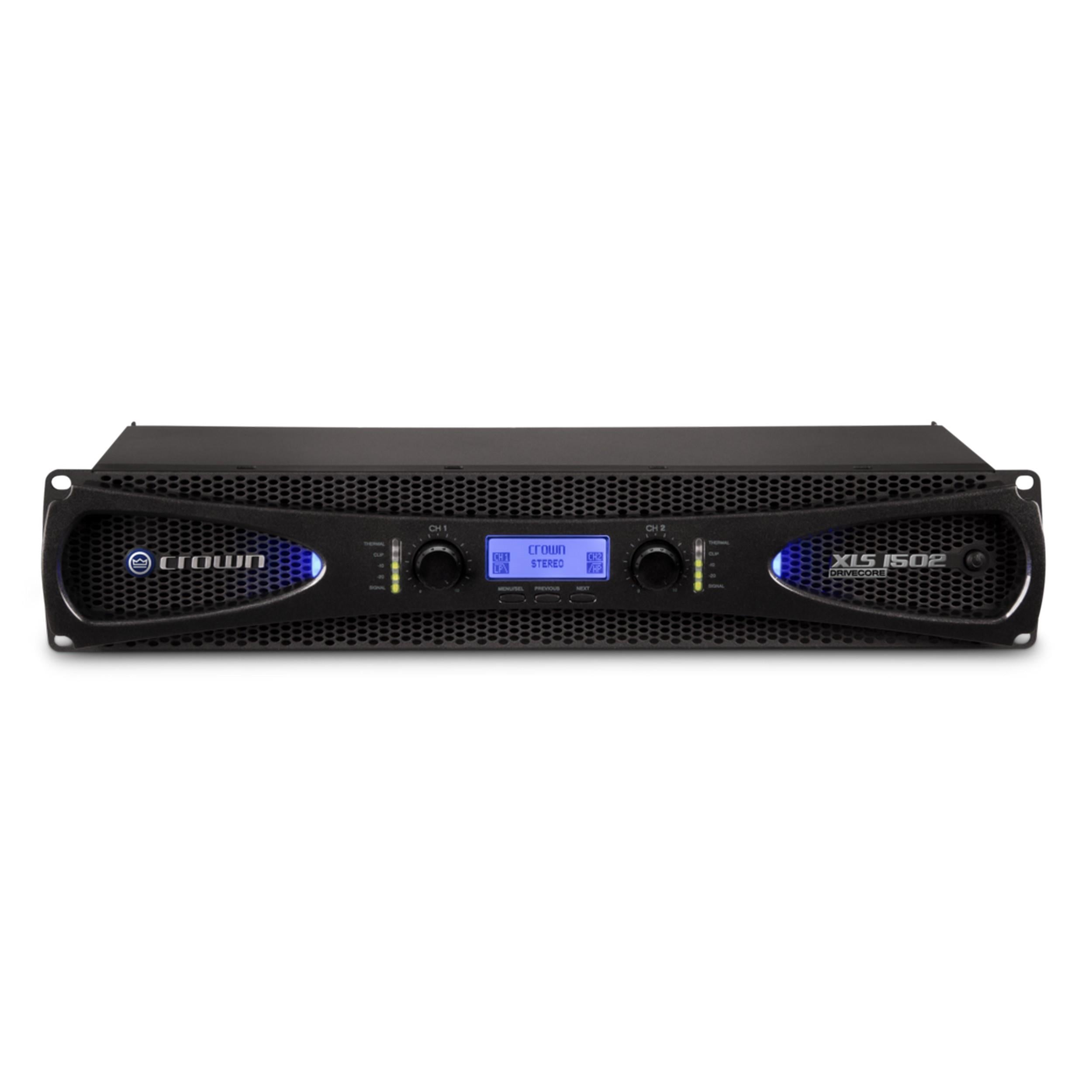 Crown XLS 1502 2x525 Watt/4 Ohm - 2x300 Watt/8 Ohm Güç Amfisi