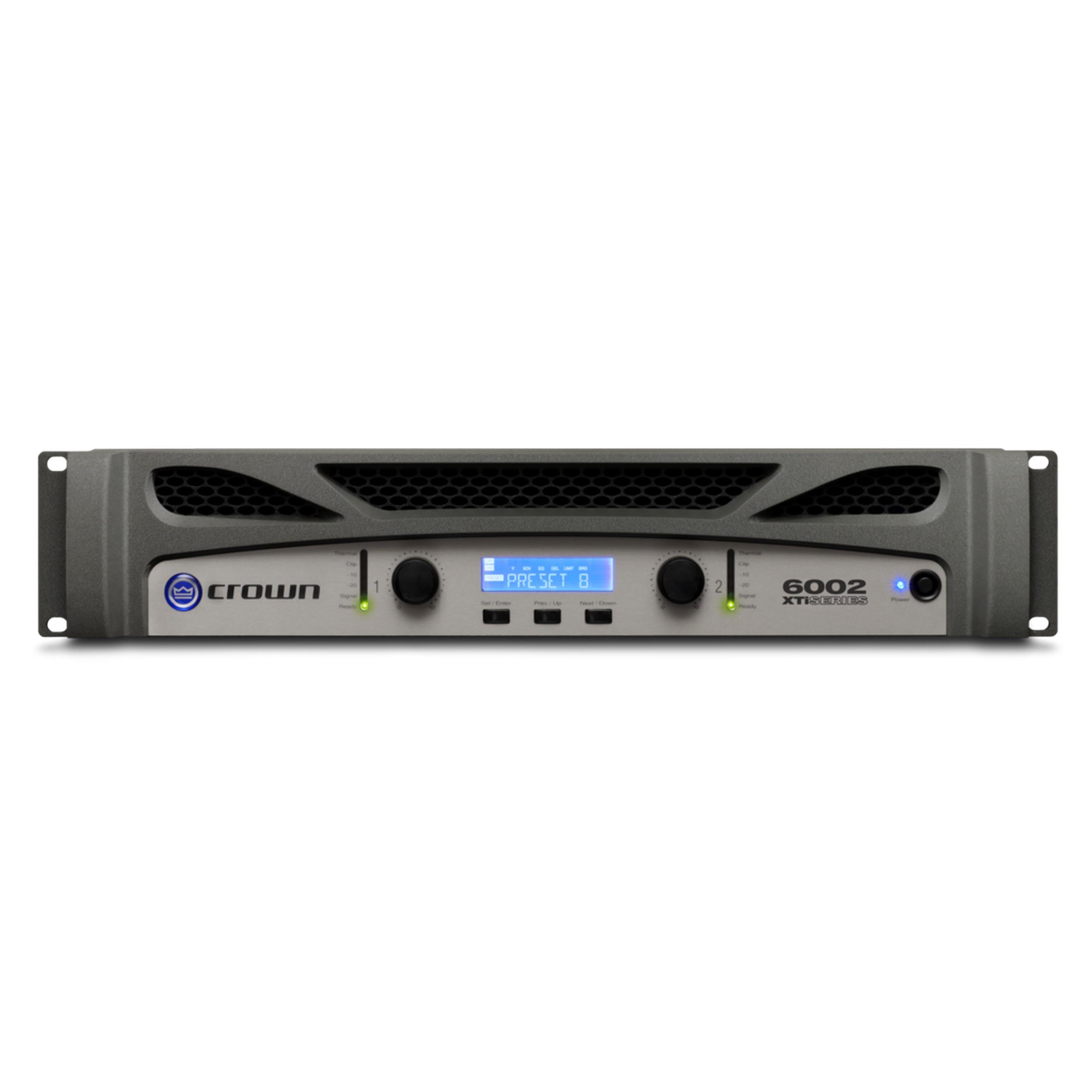 Crown XTI 6002 2x2100 Watt/4 Ohm - 2x1200 Watt/8 Ohm Güç Amfisi