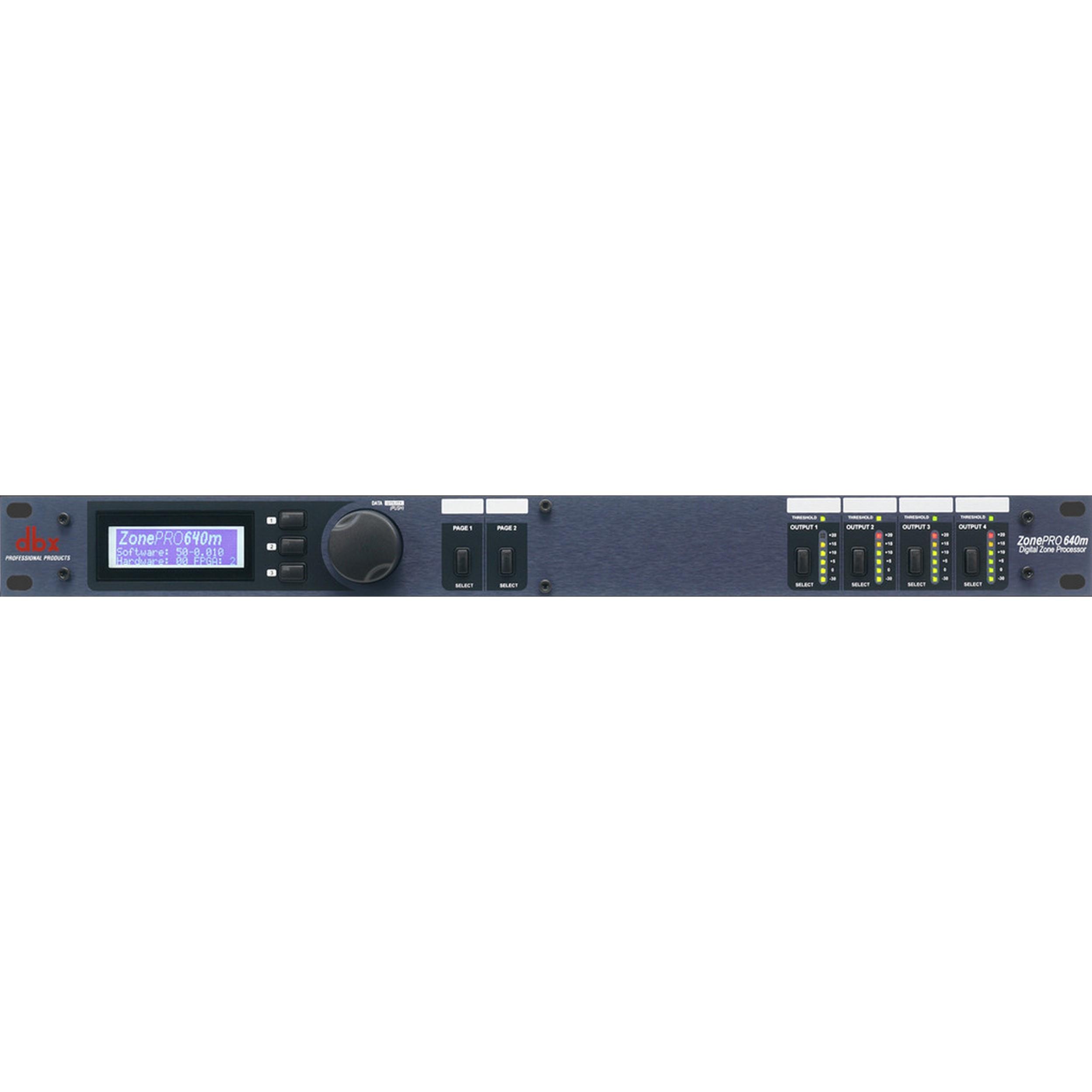DBX ZONEPRO 640M 6x4 Dijital Bölge İşlemcisi