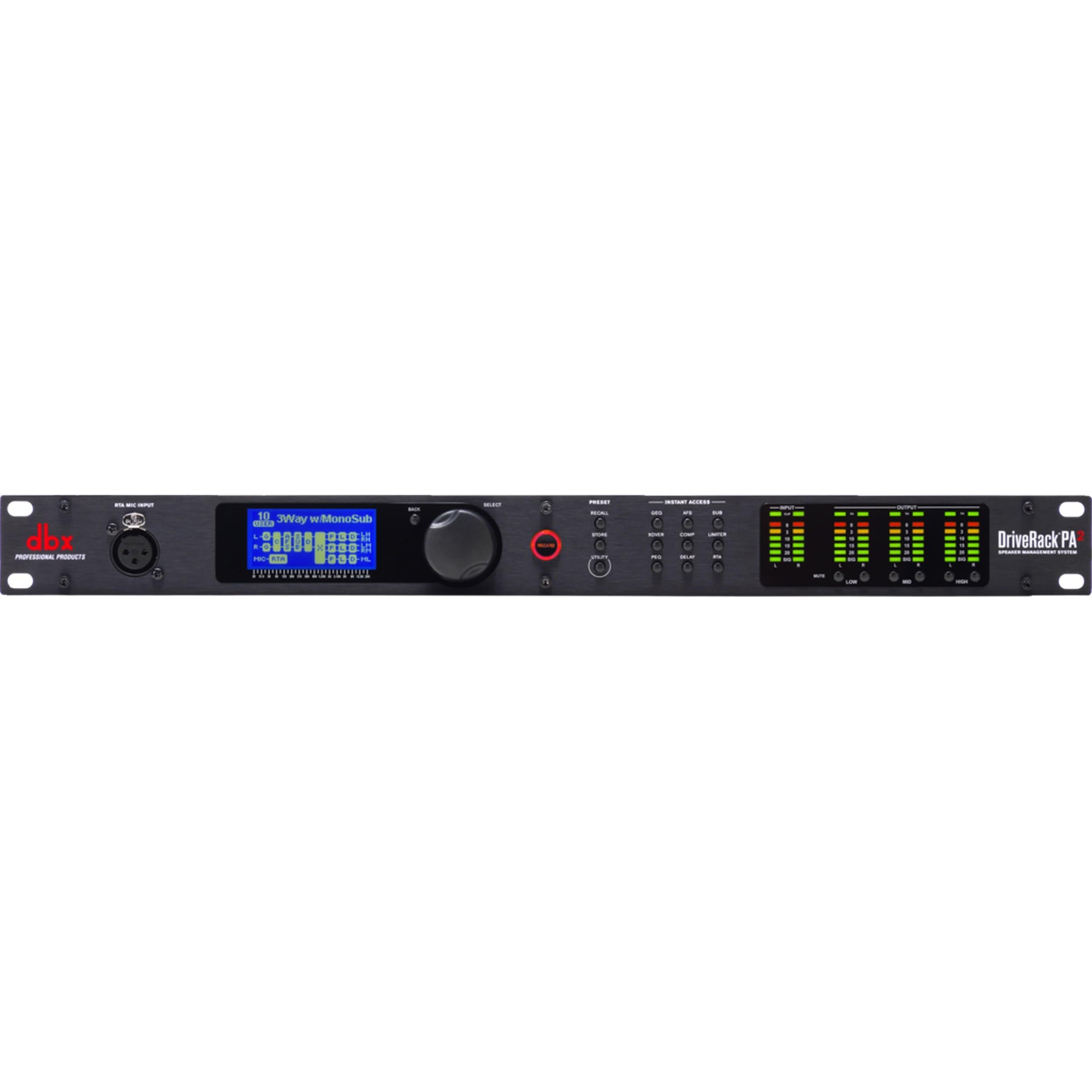 DBX Driverack PA2 2x6 Hoparlör Yönetim Sistemi