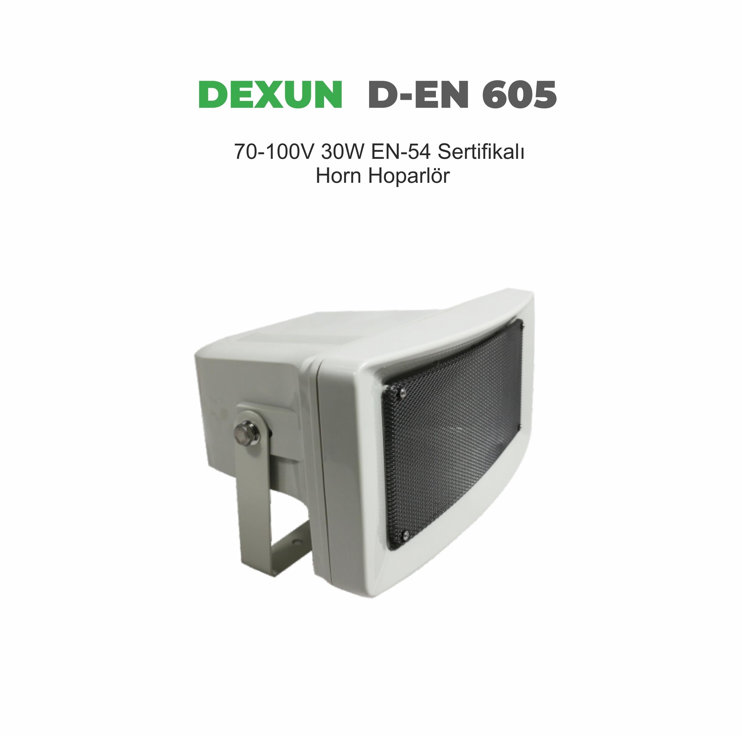 Dexun D-EN 605 30W EN-54 HAT TRAFOLU HORN HOPARLÖR