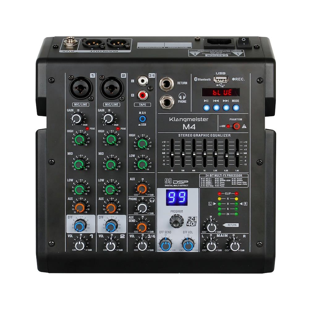 KLANGMEİSTER M4 4 KANAL ANALOG MİKSER