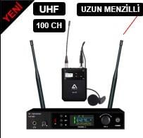 KLANGMEİSTER UW-501Y UHF UZUN MENZİLLİ TEK YAKA TELSİZ MİKROFON