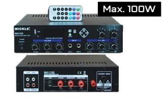 KLANGTECH MA1100 100W/100V 2 BÖLGE AMFİ