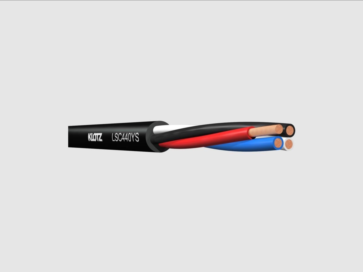 Klotz LSC440YS.100 4 x 4.0 mm² PVC HOPARLÖR KABLOSU