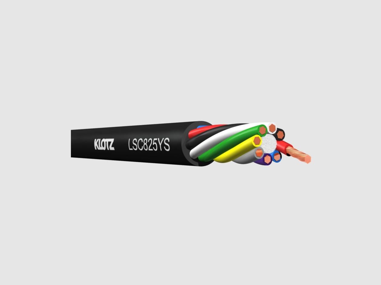 Klotz LSC825YS.100 8 x 2.5 mm² PVC HOPARLÖR KABLOSU