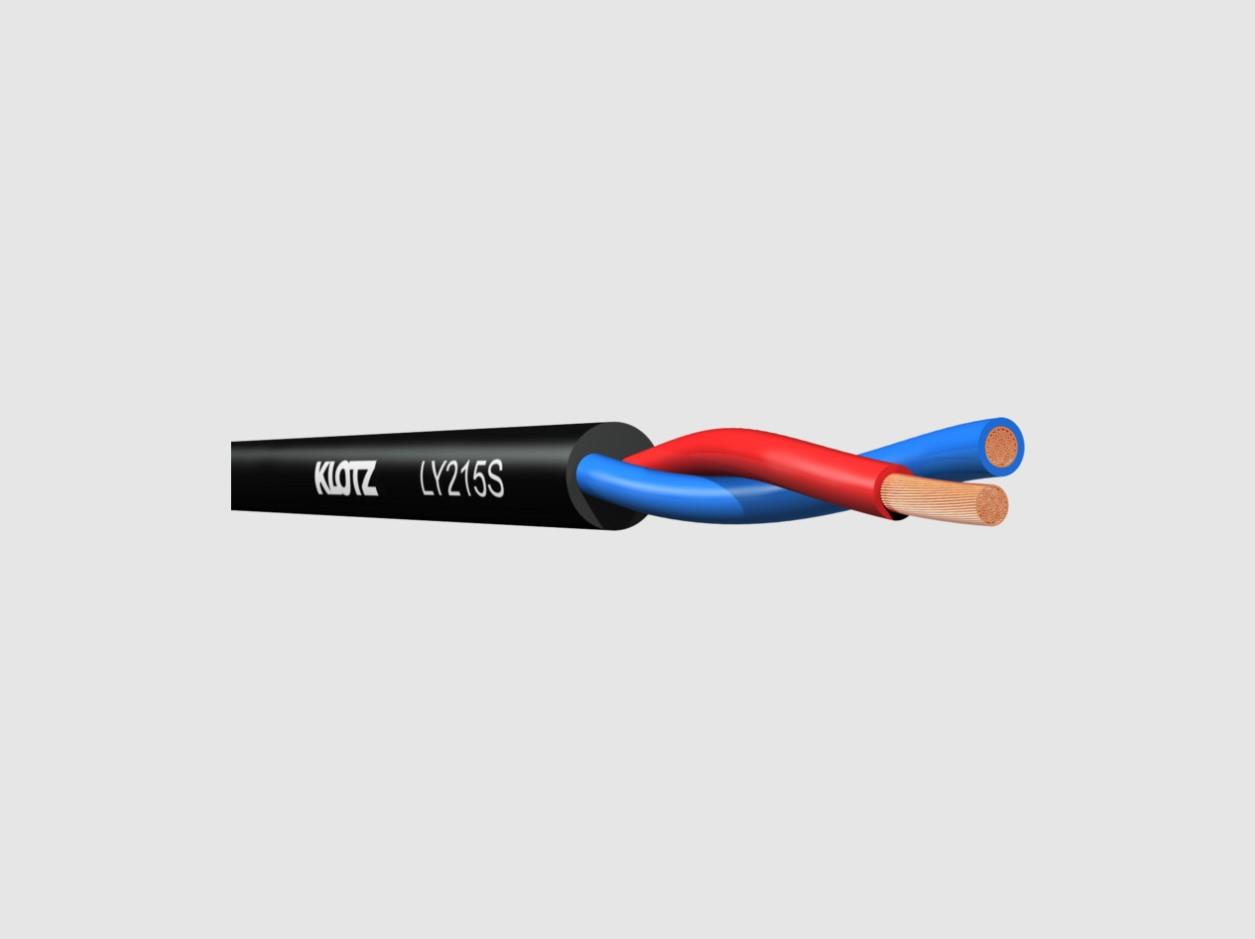 Klotz LY215S.100 2 x 1.5 mm² PVC HOPARLÖR KABLOSU