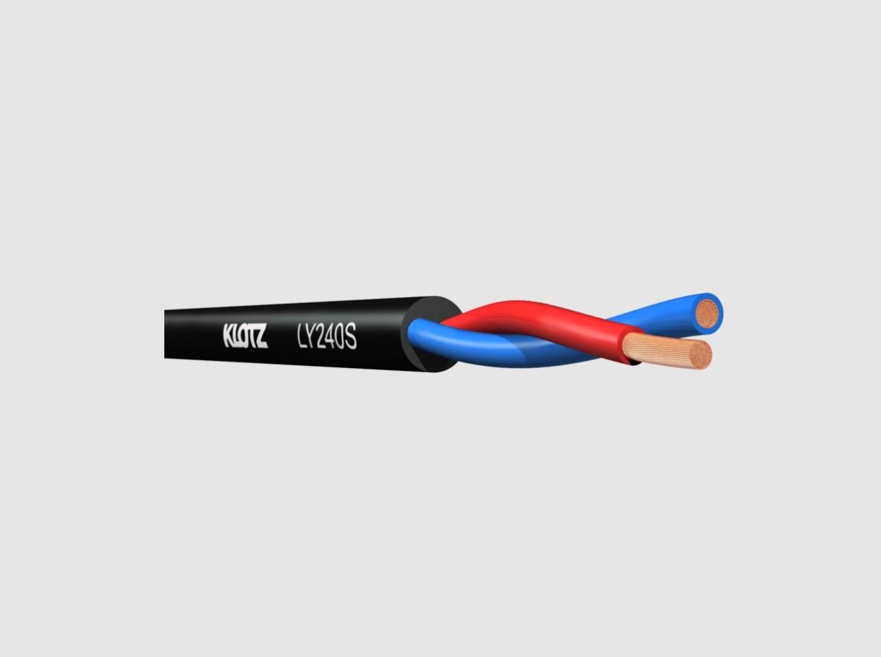 Klotz LY240S.100 2 x 4.0 mm² PVC HOPARLÖR KABLOSU