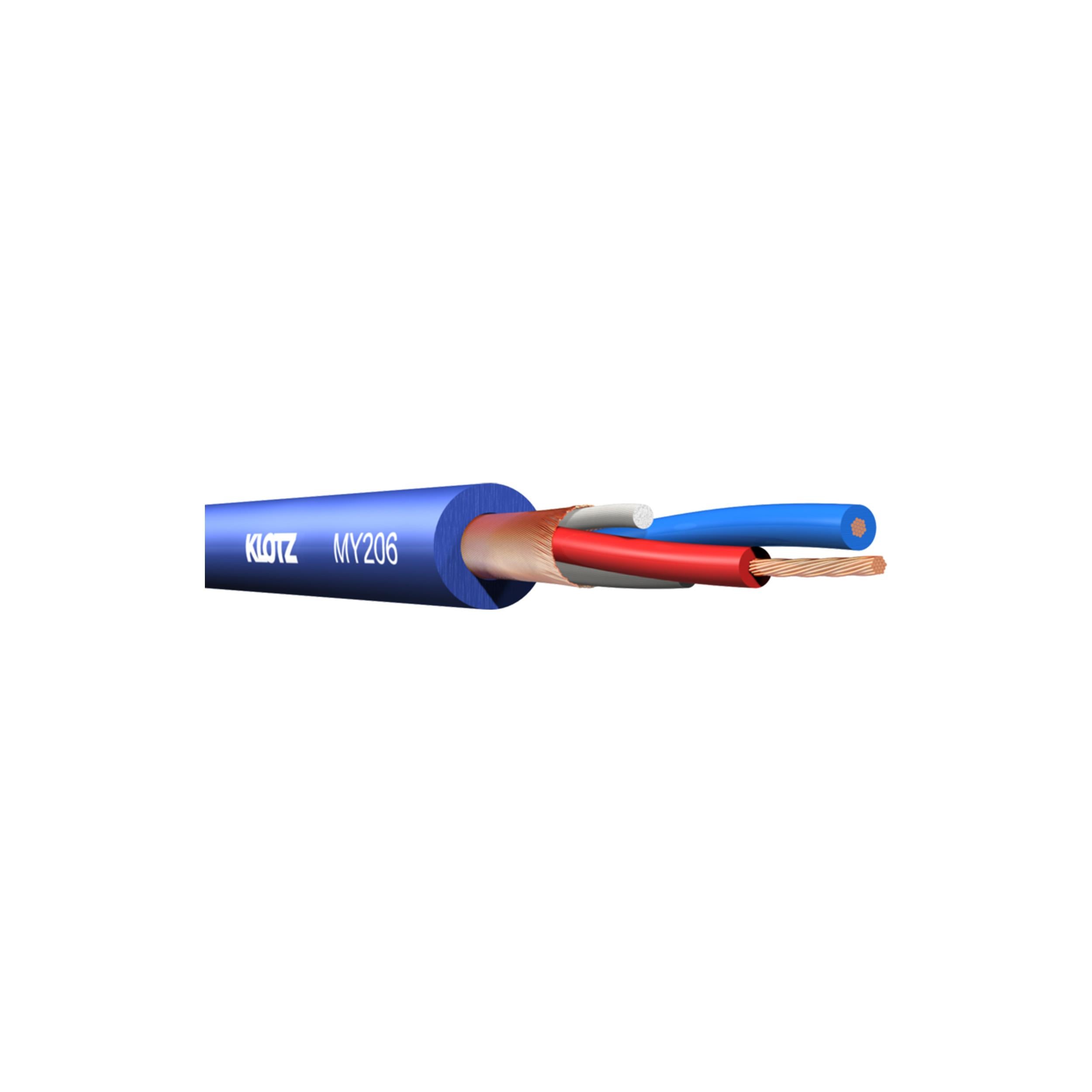 Klotz MY206BL.100 2 x 0.22 mm² MİKROFON KABLOSU