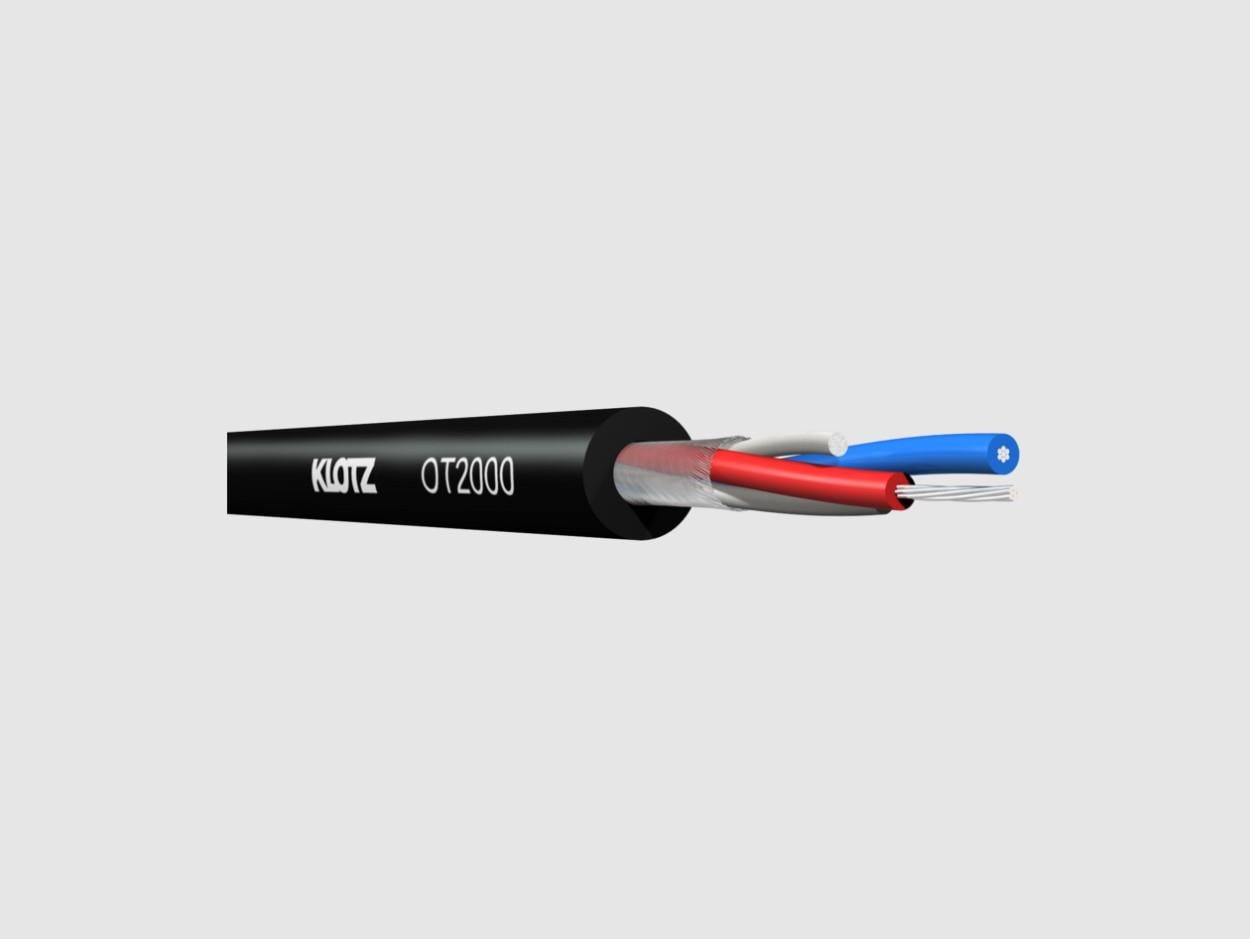 Klotz OT2000.100 2 x 0.22 mm² PVC MİKROFON KABLOSU