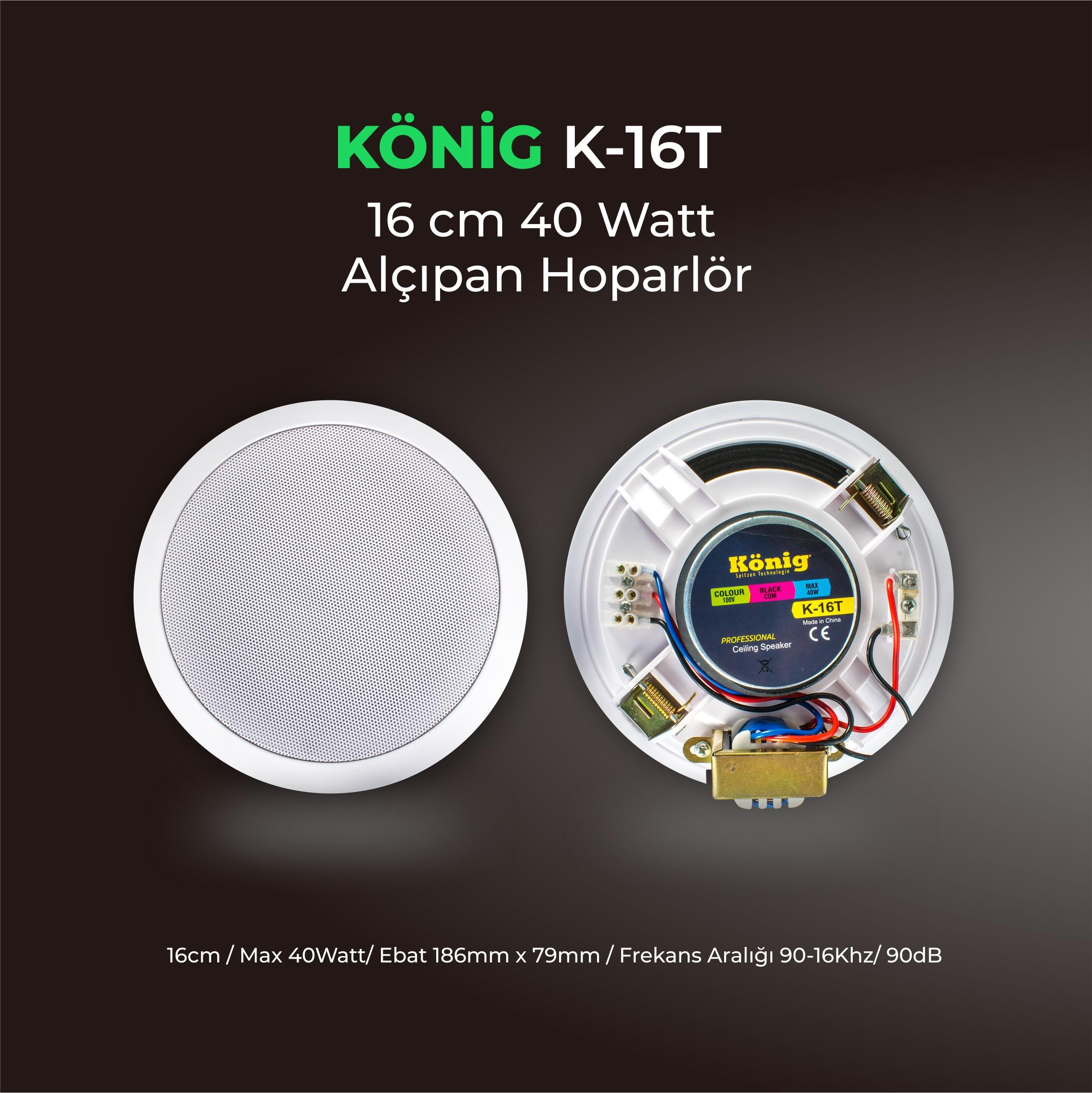 König K–16T 40W/100V 6.5