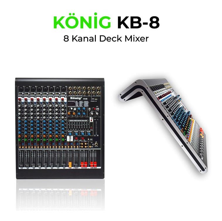 König KB-8 8 KANAL DEC MİKSER