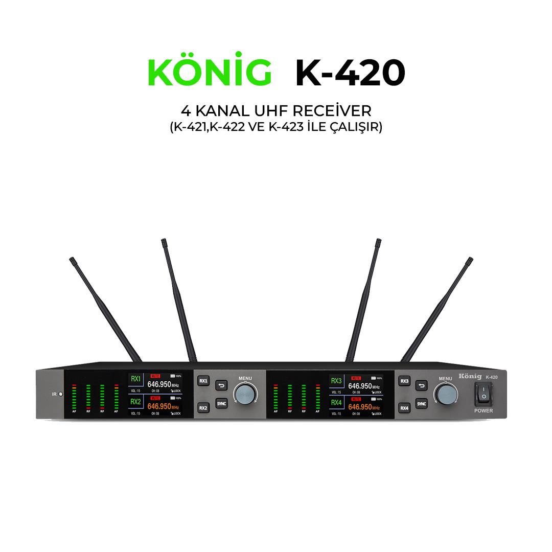 König K-420 RECEIVER 4 KANAL RECEIVER