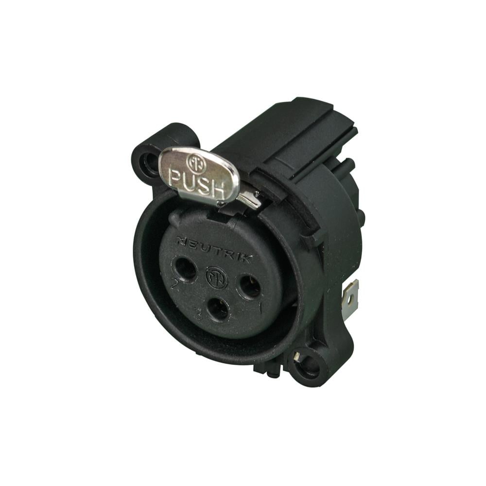 Neutrik NC3FAAH2 3 Pin Şase Tipi Dişi XLR Konnektör