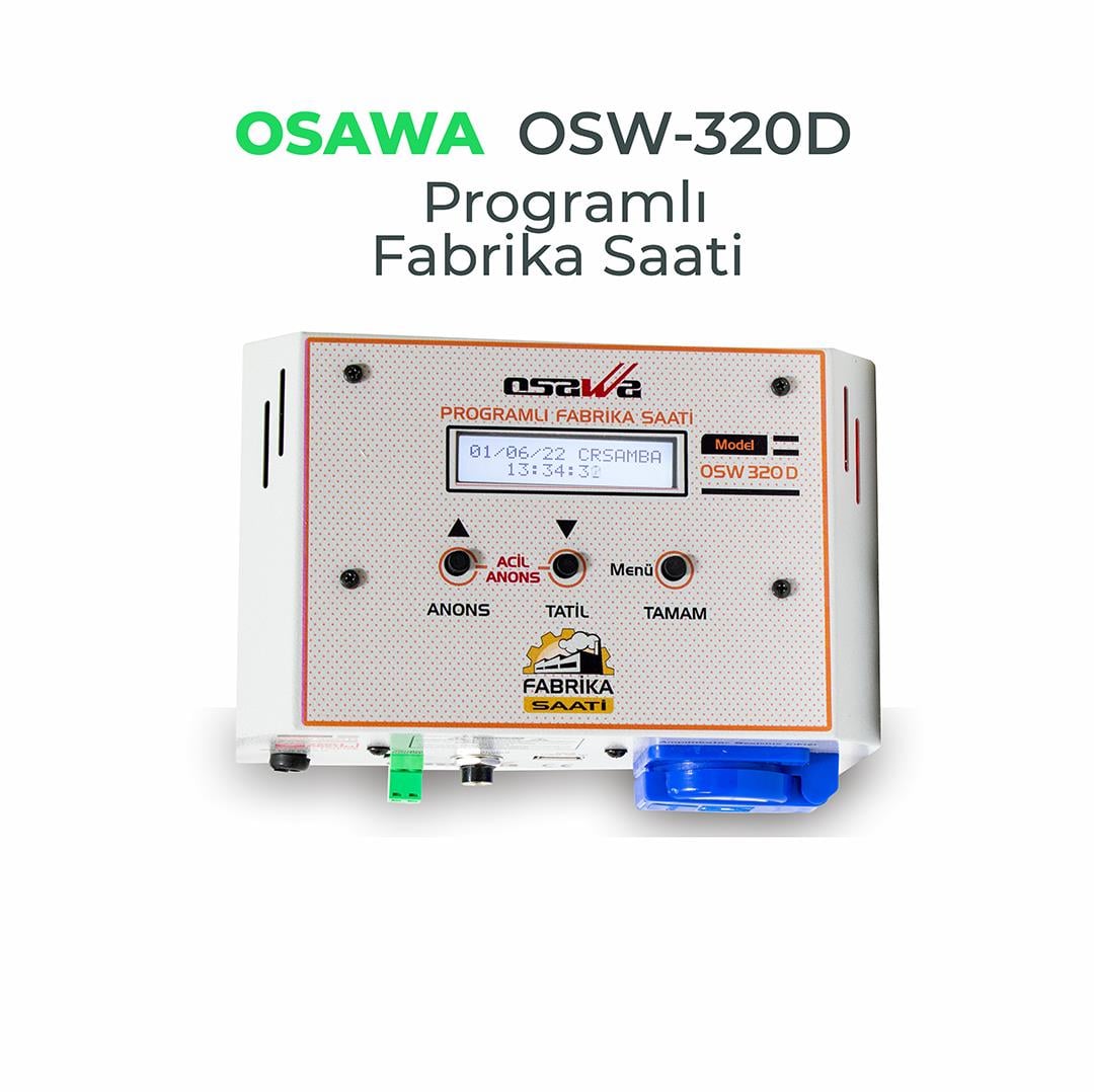 OSAWA OSW 320  AKILLI PROGRAMLI FABRİKA SAATİ