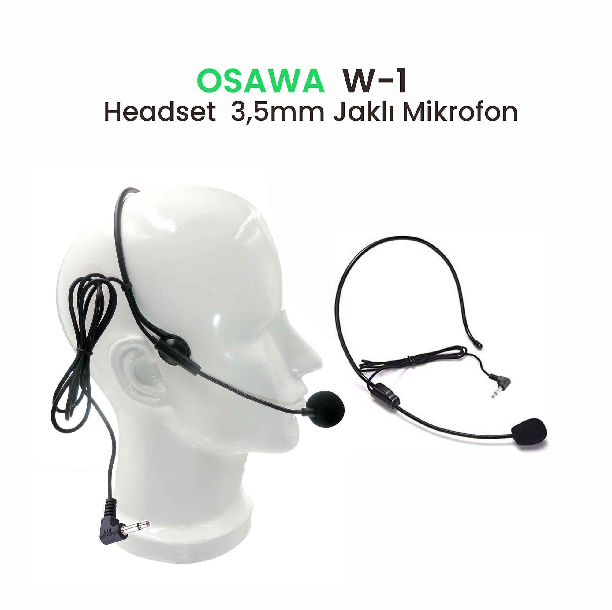 Osawa W–1 HEADSET MİKROFON