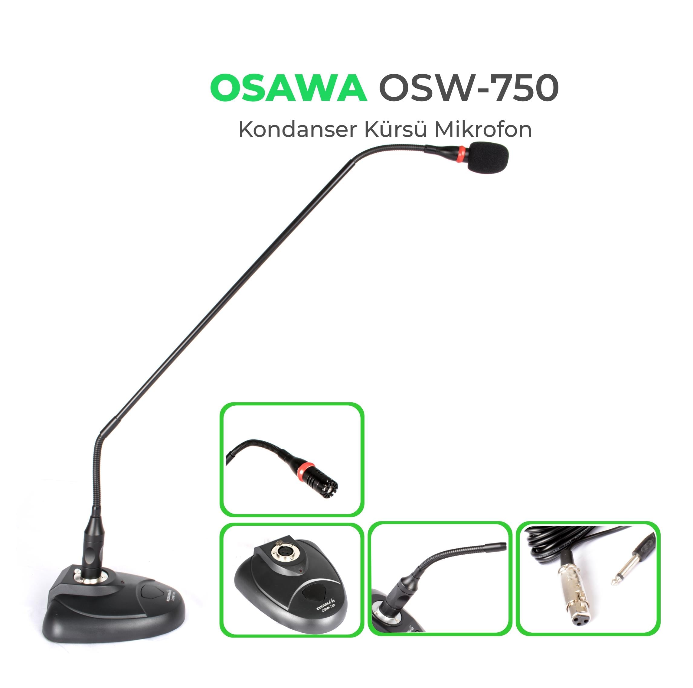 Osawa OSW-750 KABLOLU KÜRSÜ MİKROFON