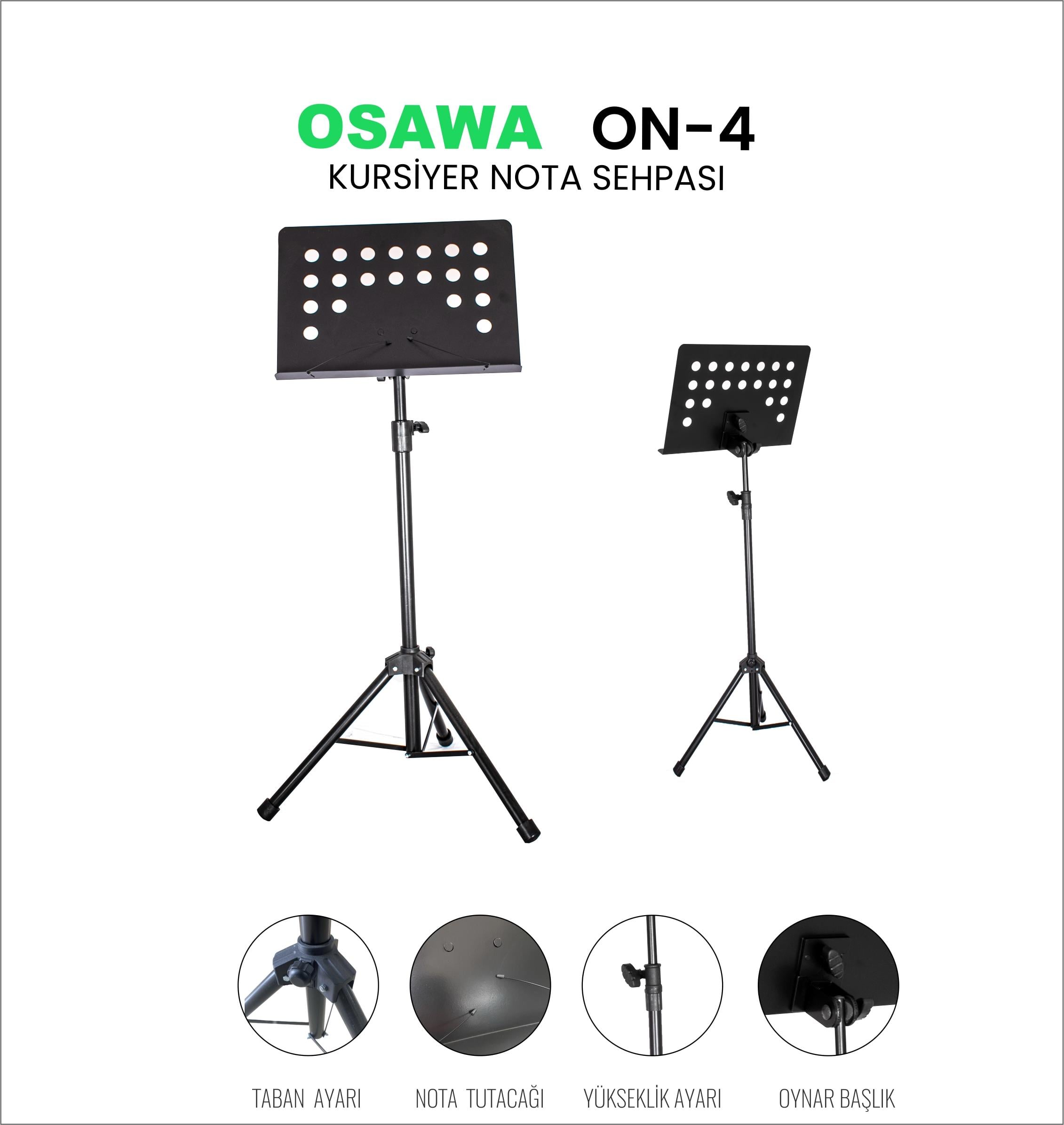 OSAWA ON-4 KURSİYER NOTA SEHPASI