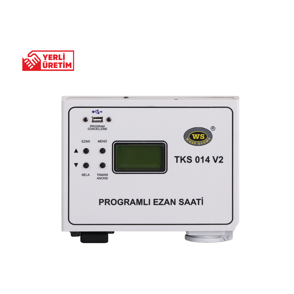 WEST SOUND TKS 014 V2 PROGRAMLI EZAN SAATİ