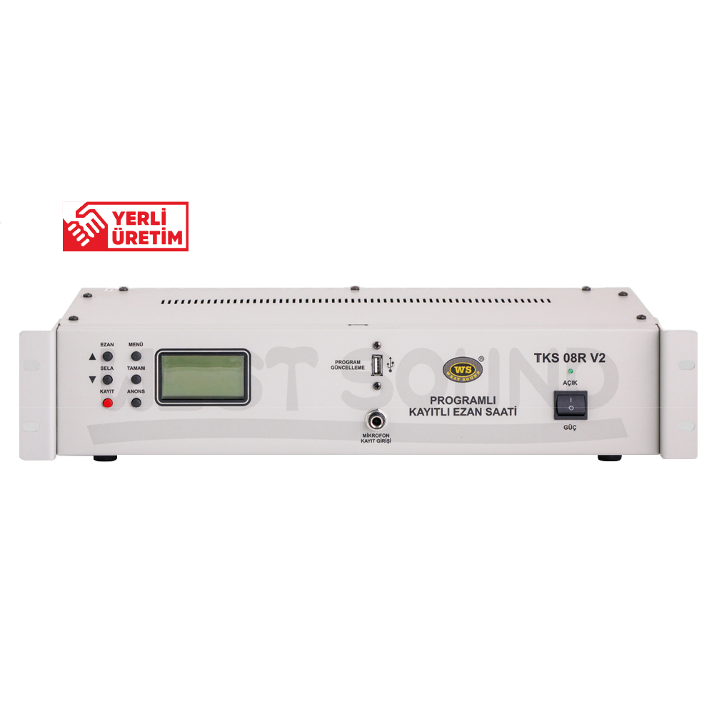 WEST SOUND TKS 08 R V2 PROGRAMLI EZAN SAATİ
