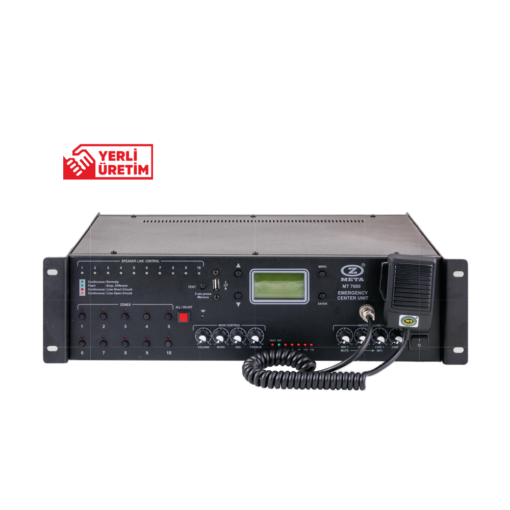WEST SOUND MT 7000 ACİL DURUM MERKEZ ÜNİTESİ