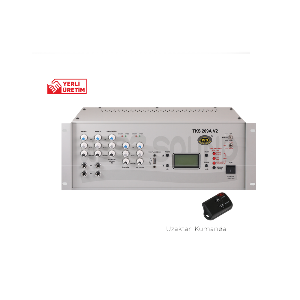 WEST SOUND TKS 209 A V2 AKILLI OKUL SAATİ