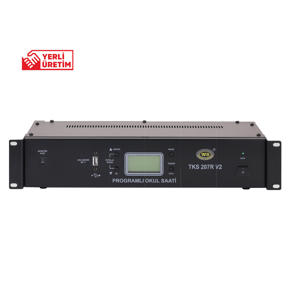 WEST SOUND TKS 207 R V2 AKILLI OKUL SAATİ