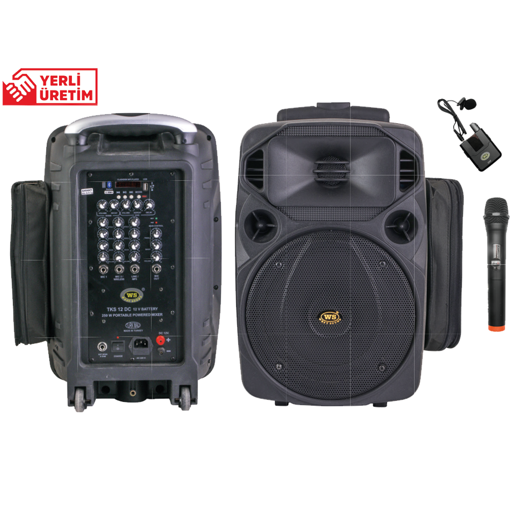 WEST SOUND TKS 12 DC 12'' PORTATİF HOPARLÖR