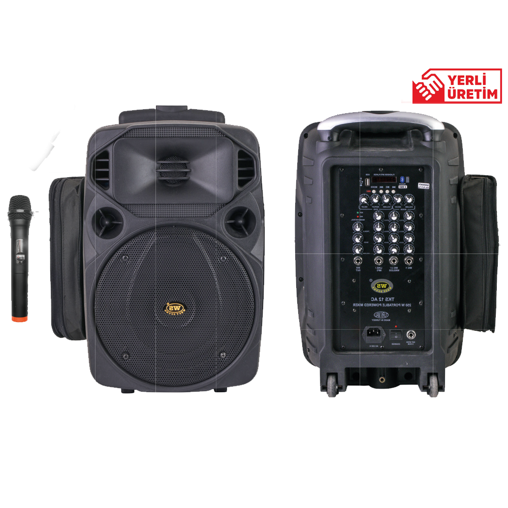 WEST SOUND TKS 15 DC 15'' PORTATİF HOPARLÖR