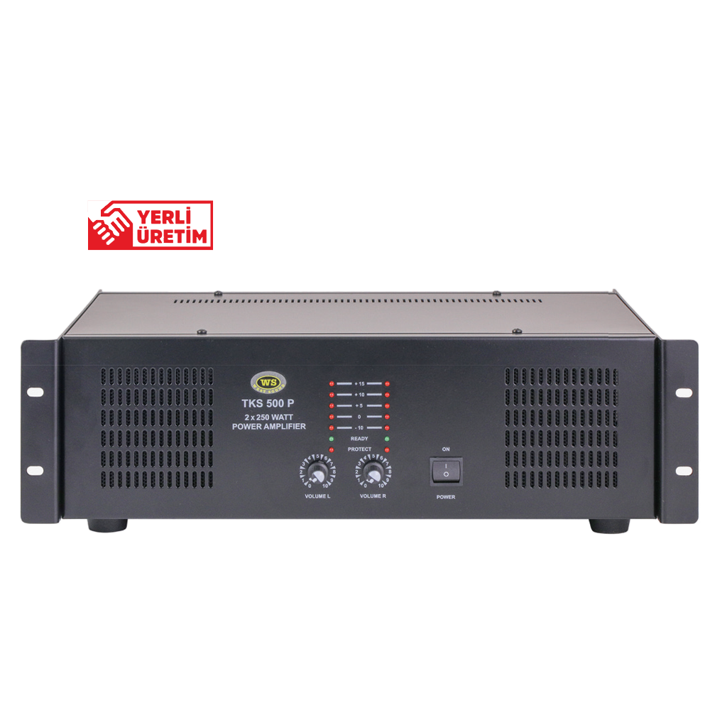 WEST SOUND TKS 500 P 2x250W POWER AMPLİFİKATÖR
