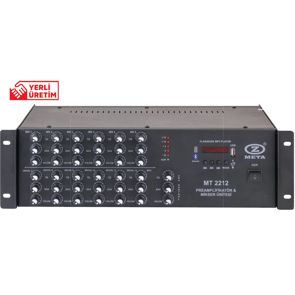 WEST SOUND MT 2212 12 KANAL PREAMPLİFİKATÖR
