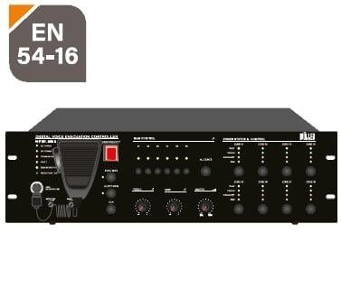 WÖLLER WPER-8500 8 BÖLGELİ EN54 ACİL ANONS MERKEZİ ÜNİTE