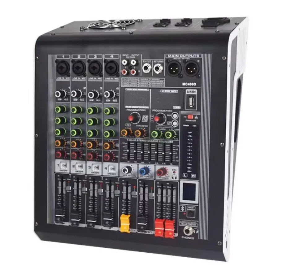 WÖLLER W4R700 4 KANAL 2x350W POWER MİKSER