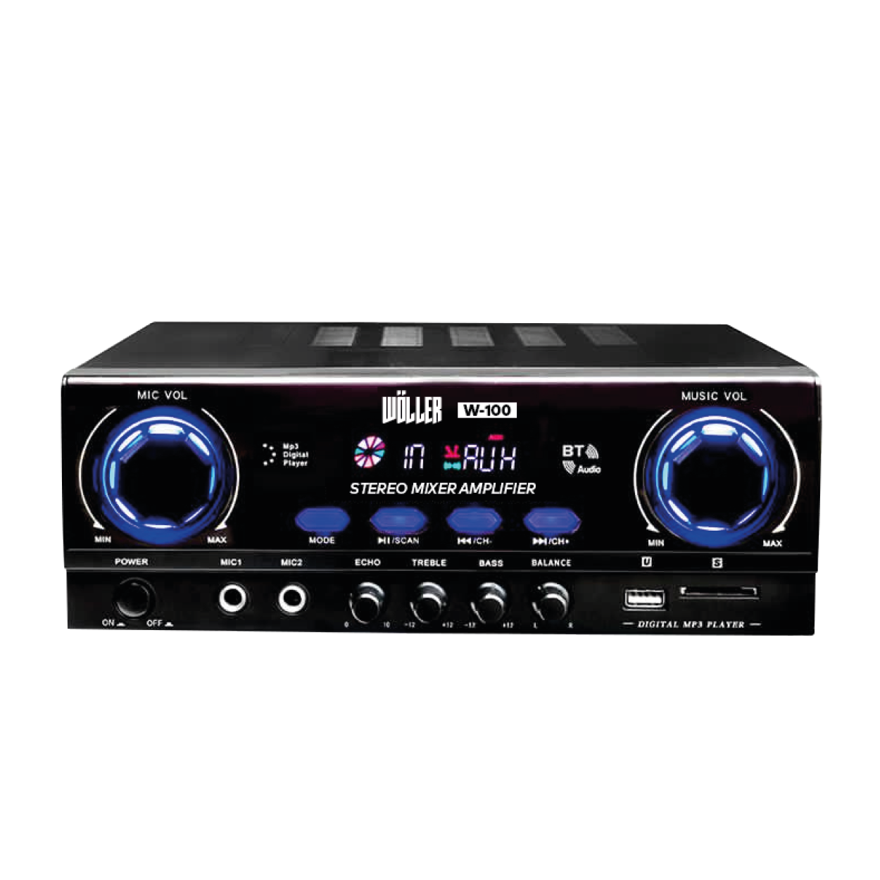 WÖLLER W-100 STEREO MİKSER AMPLİFİKATÖR