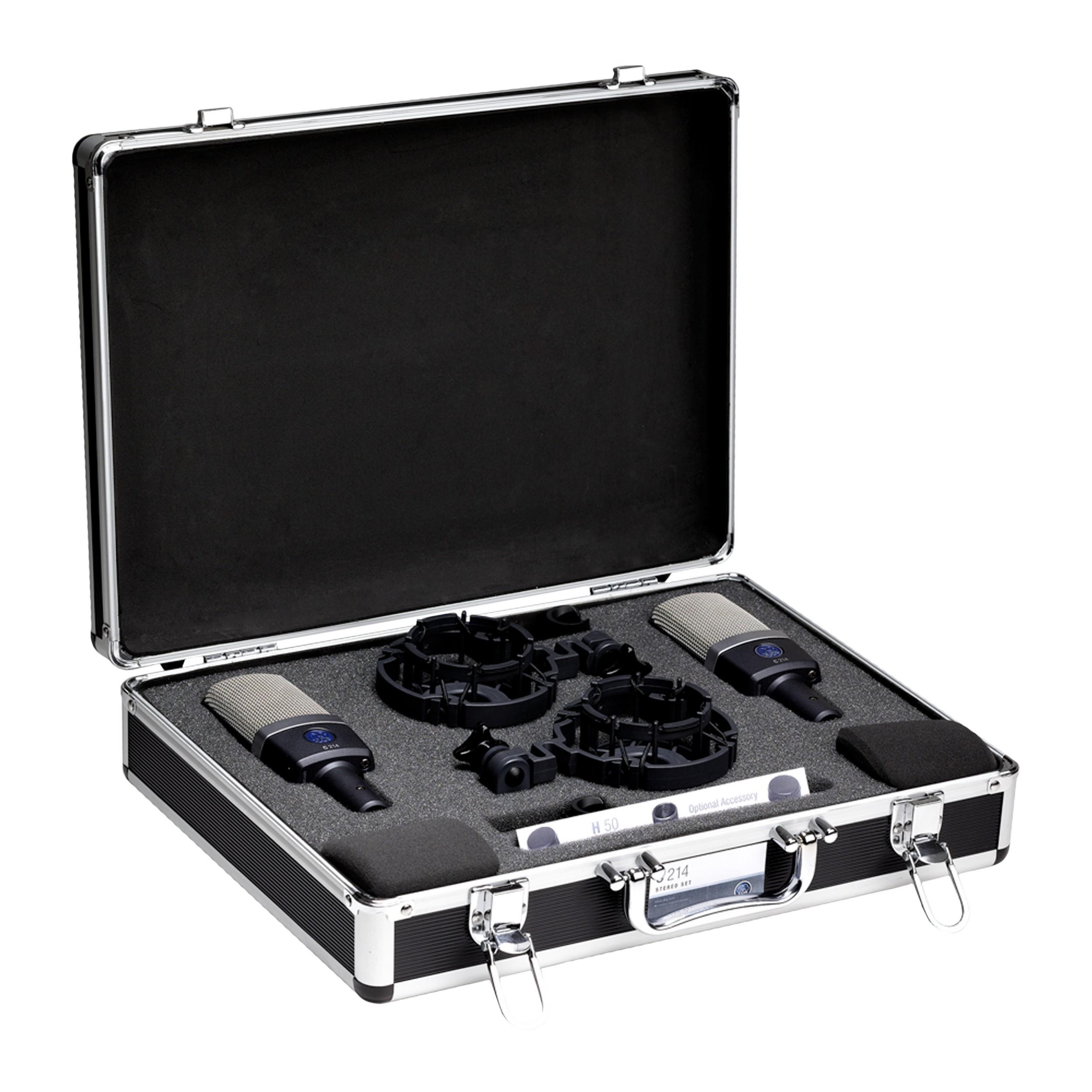 AKG C214 MATCHED PAIR Stereo Geniş Diyaframlı Kondenser Mikrofon 