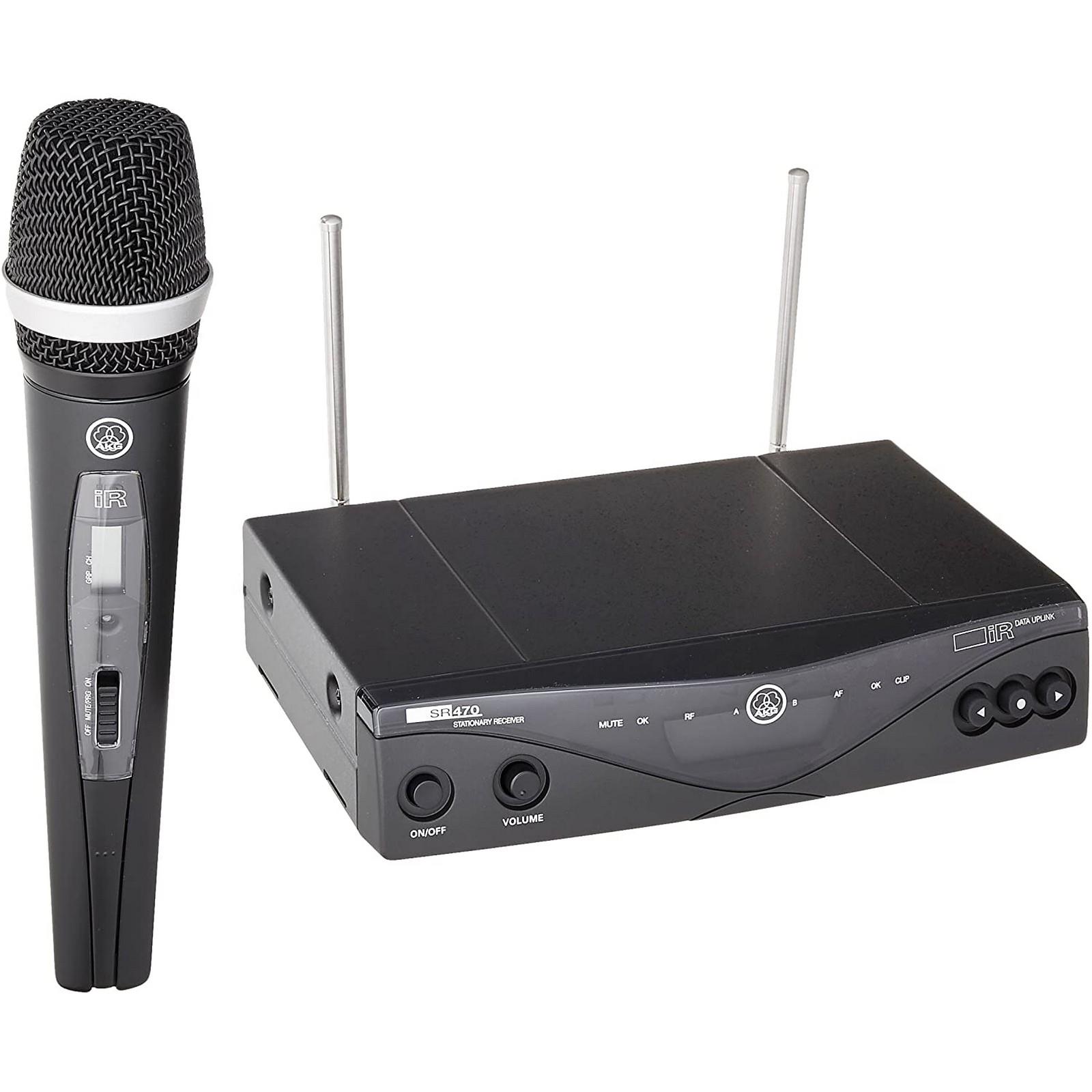AKG WMS470 D5 SET BD9 Profesyonel Kablosuz El Tipi Mikrofon Sistemi