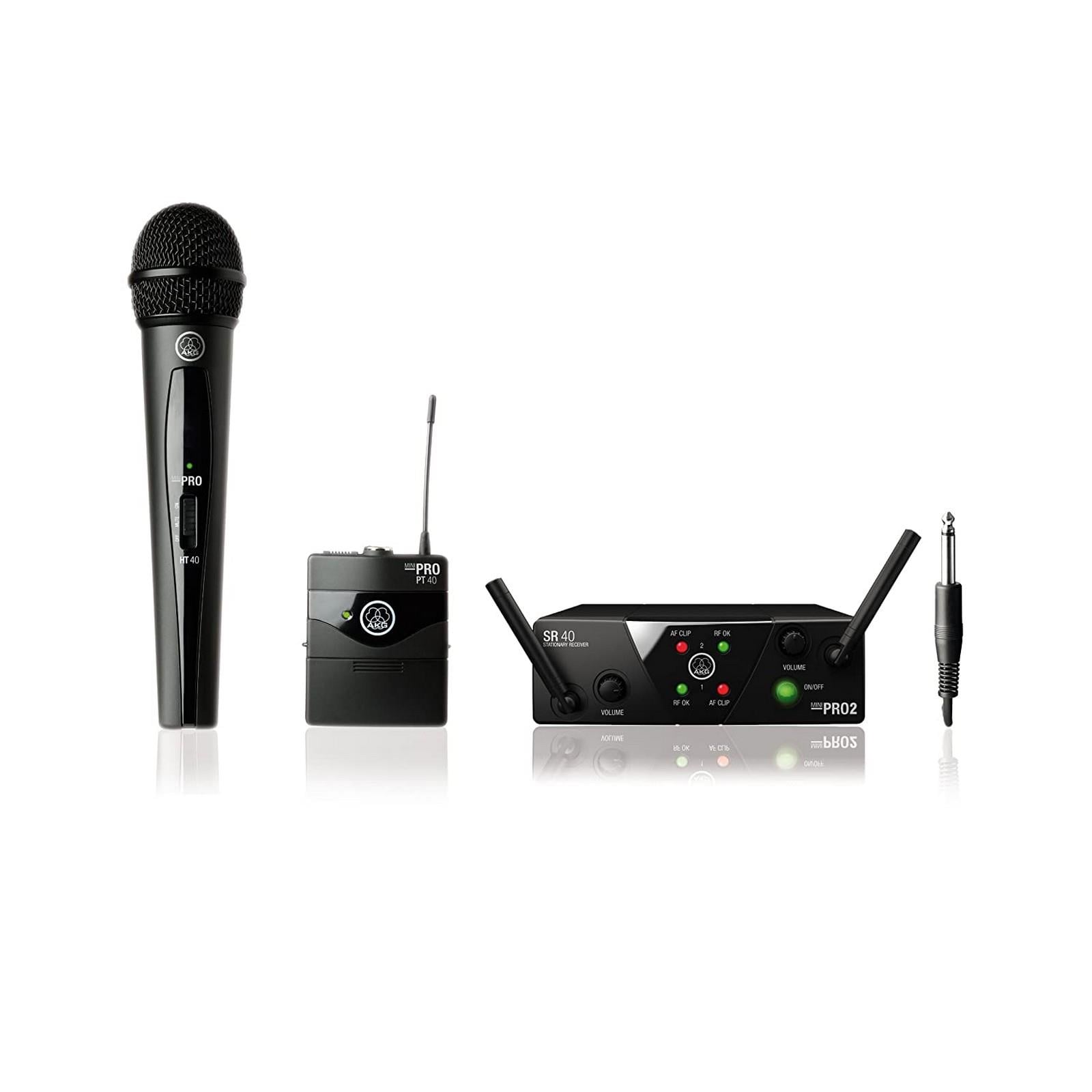 AKG WMS40MINI2 MIX-SET US45A/C Tak Çalıştır Kablosuz Mikrofon Seti