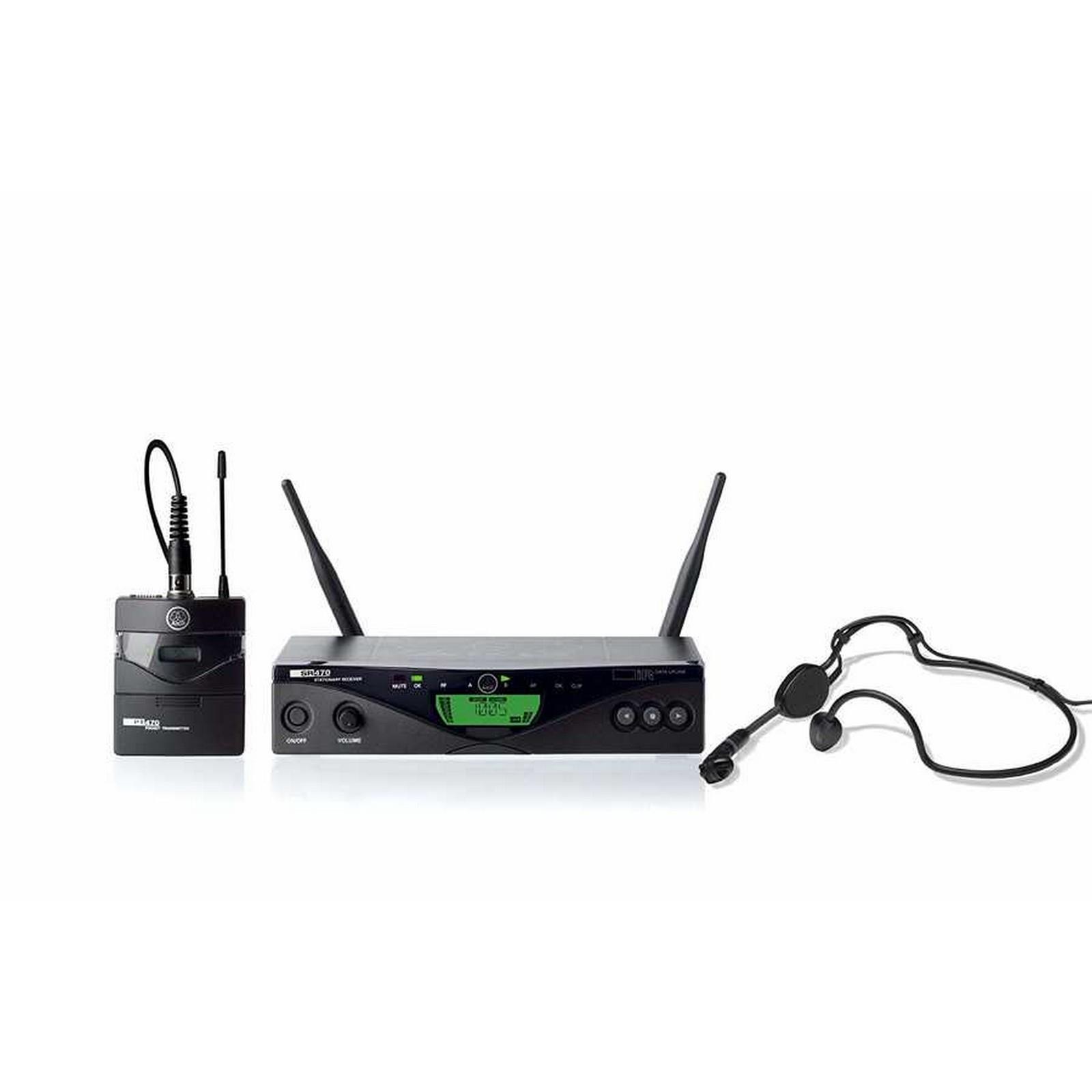 AKG WMS470 SPORTS SET BD8 Profesyonel Kablosuz BeltPack Mikrofon Sistemi