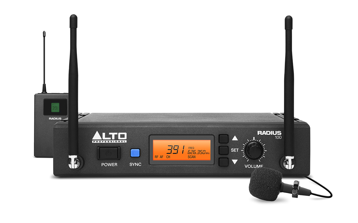 ALTO RADIUS 100L KABLOSUZ YAKA MİKROFON