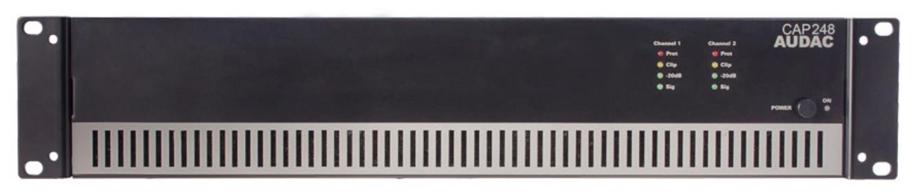AUDAC CAP248 2x480W 100V 2 KANAL POWER AMFİ
